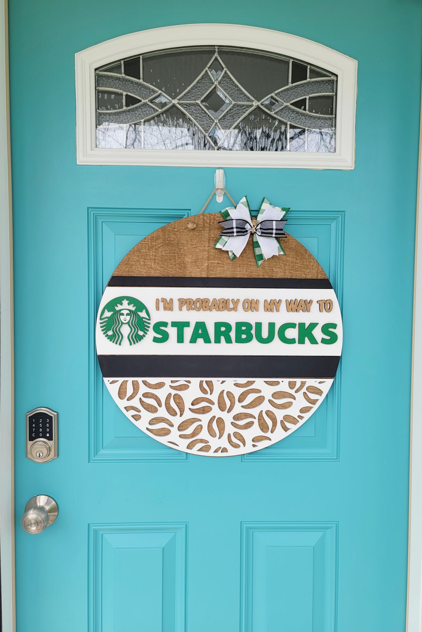 Starbucks Door Hanger