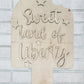 Land of Liberty Popsicle Door Hanger