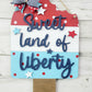 Land of Liberty Popsicle Door Hanger