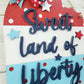 Land of Liberty Popsicle Door Hanger