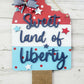 Land of Liberty Popsicle Door Hanger