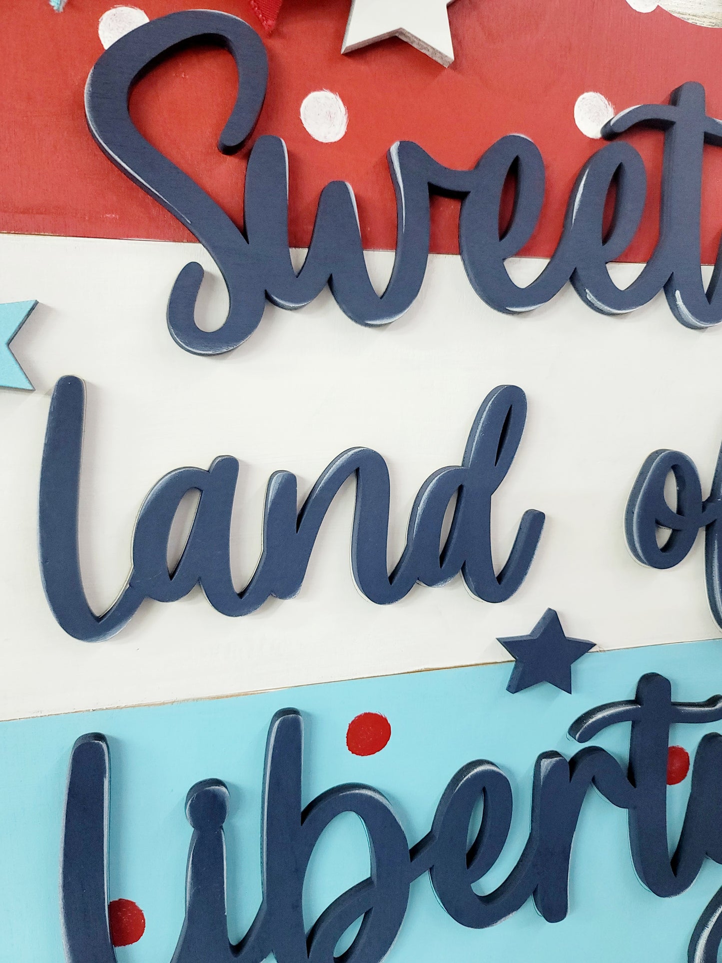 Land of Liberty Popsicle Door Hanger