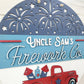 Uncle Sam's Firework Co. Door Hanger