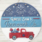 Uncle Sam's Firework Co. Door Hanger