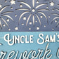 Uncle Sam's Firework Co. Door Hanger