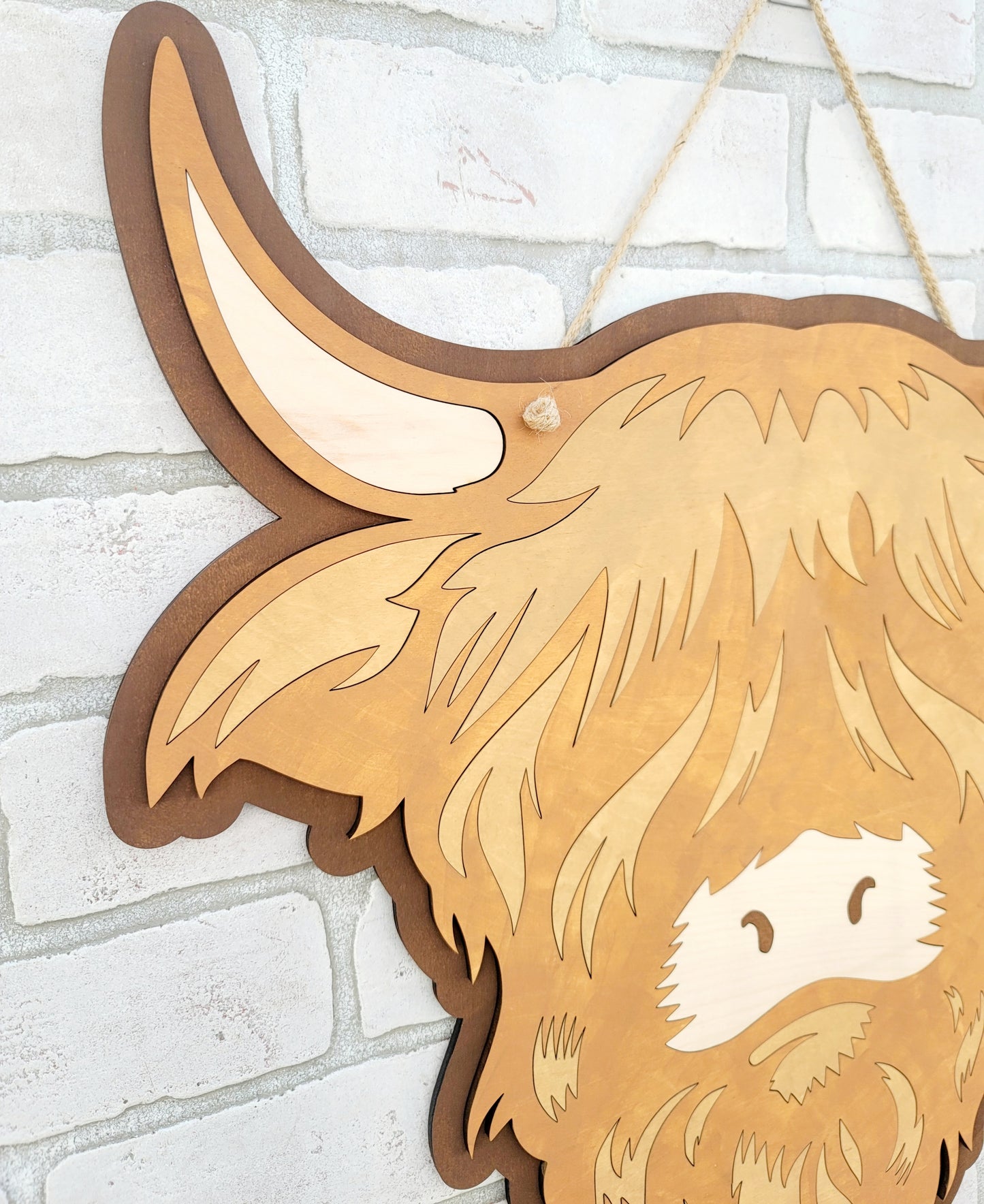 Highland Cow Door Hanger