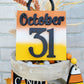 Candy Corn Tiered Tray Set