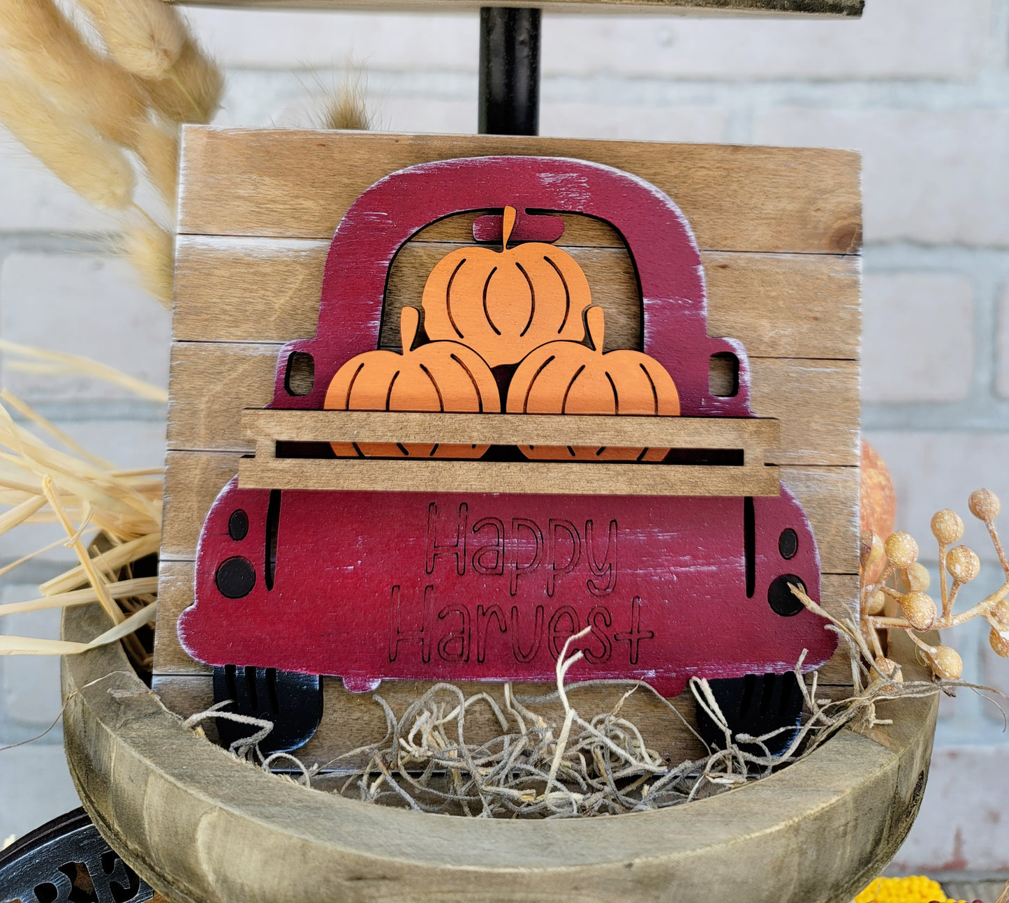 Scarecrow Tiered Tray Set