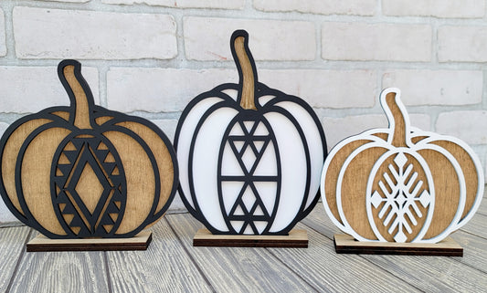 Boho Pumpkin Trio