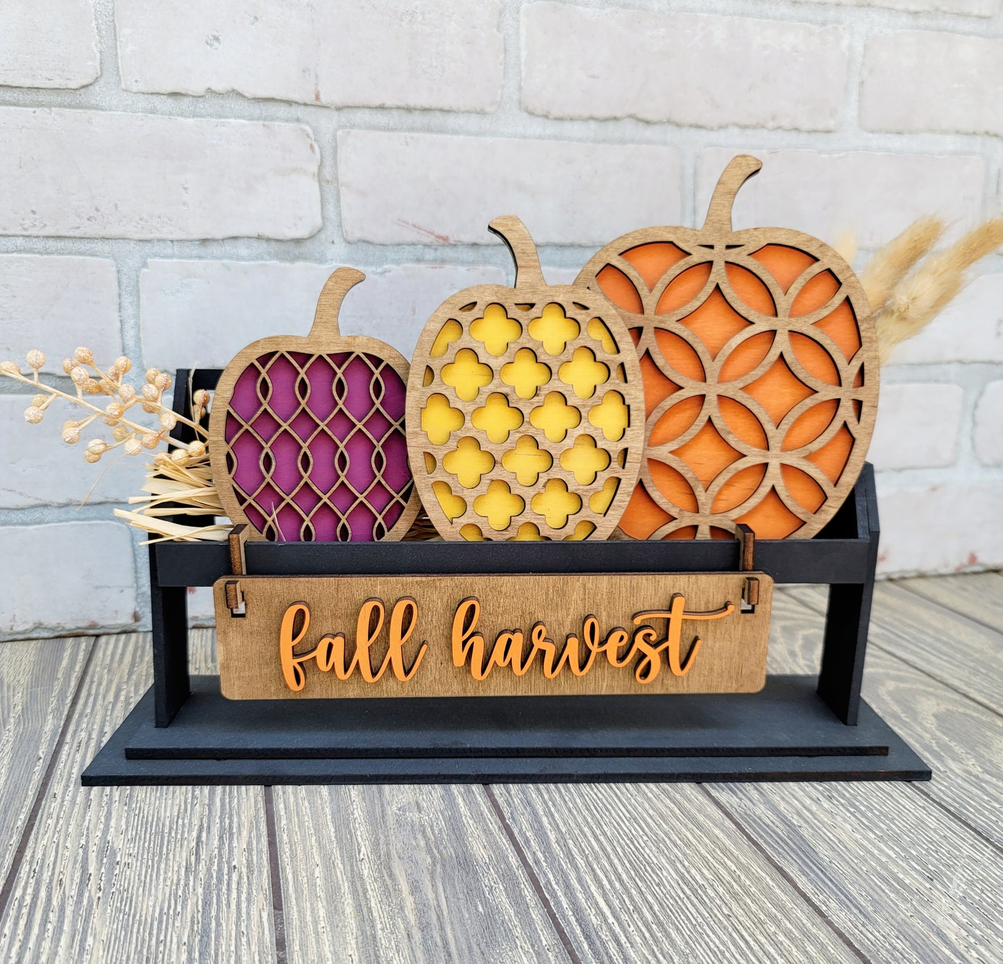 Fall Pumpkins-Interchangeable Inserts