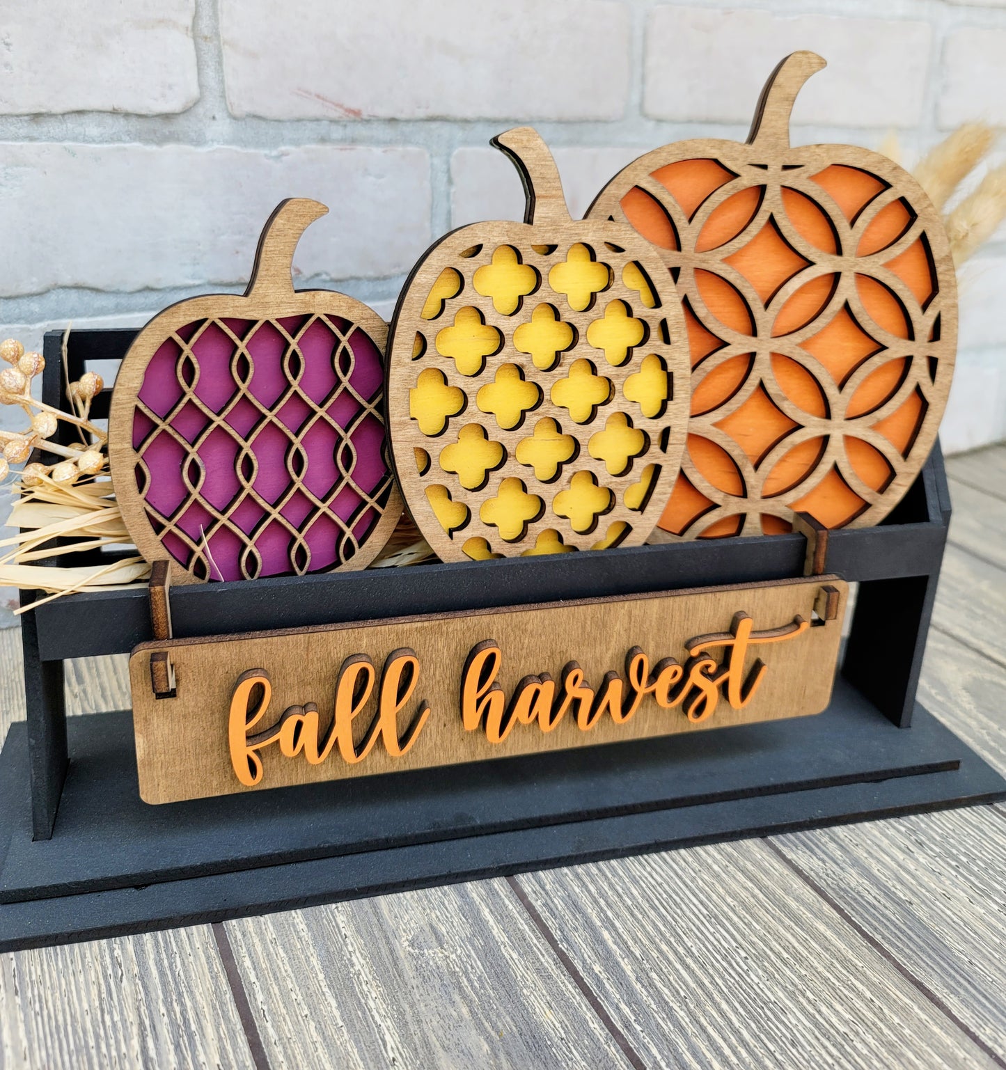 Fall Pumpkins-Interchangeable Inserts