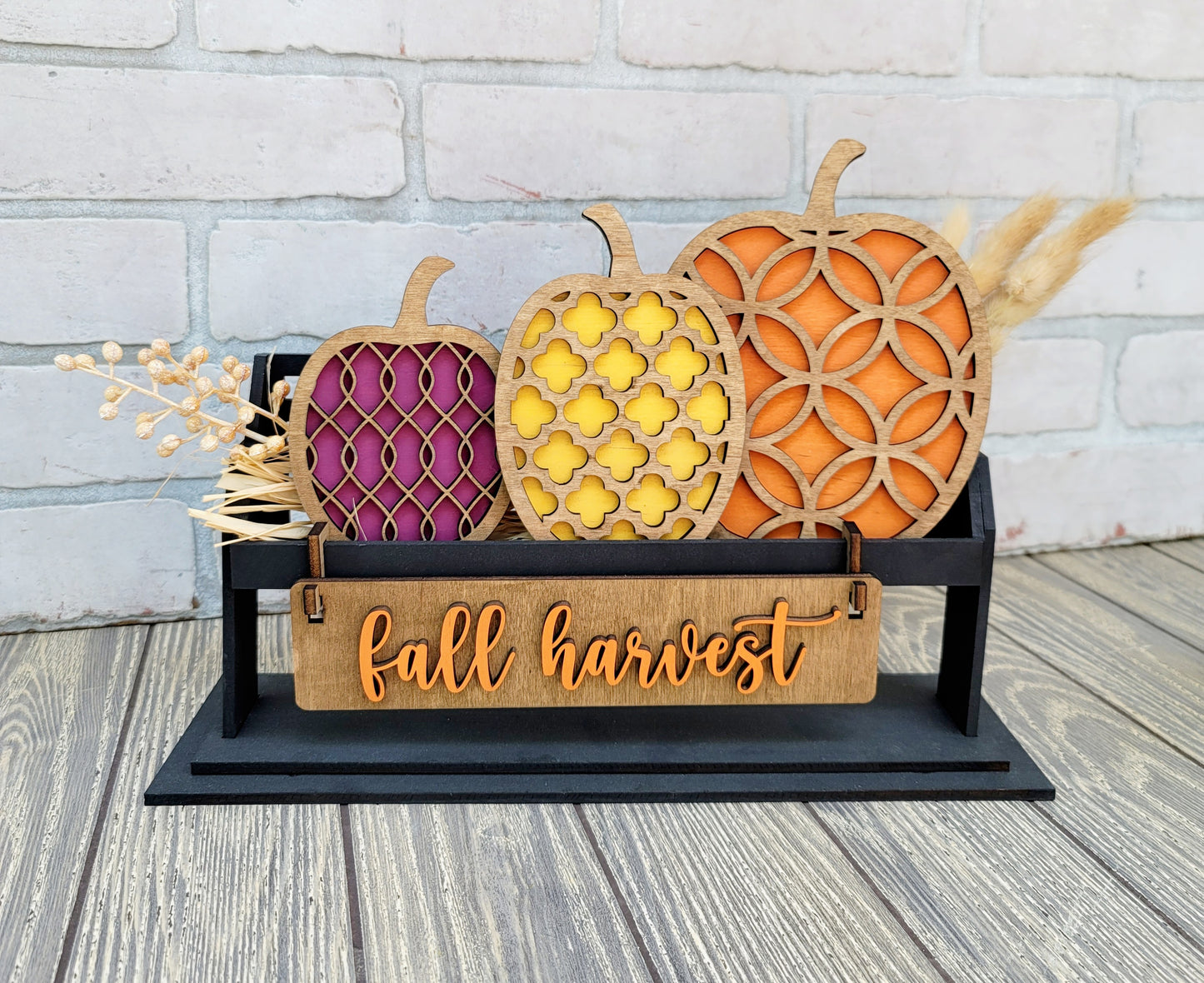 Fall Pumpkins-Interchangeable Inserts