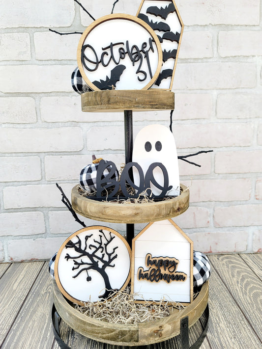 Boo Tiered Tray Set- wholesale