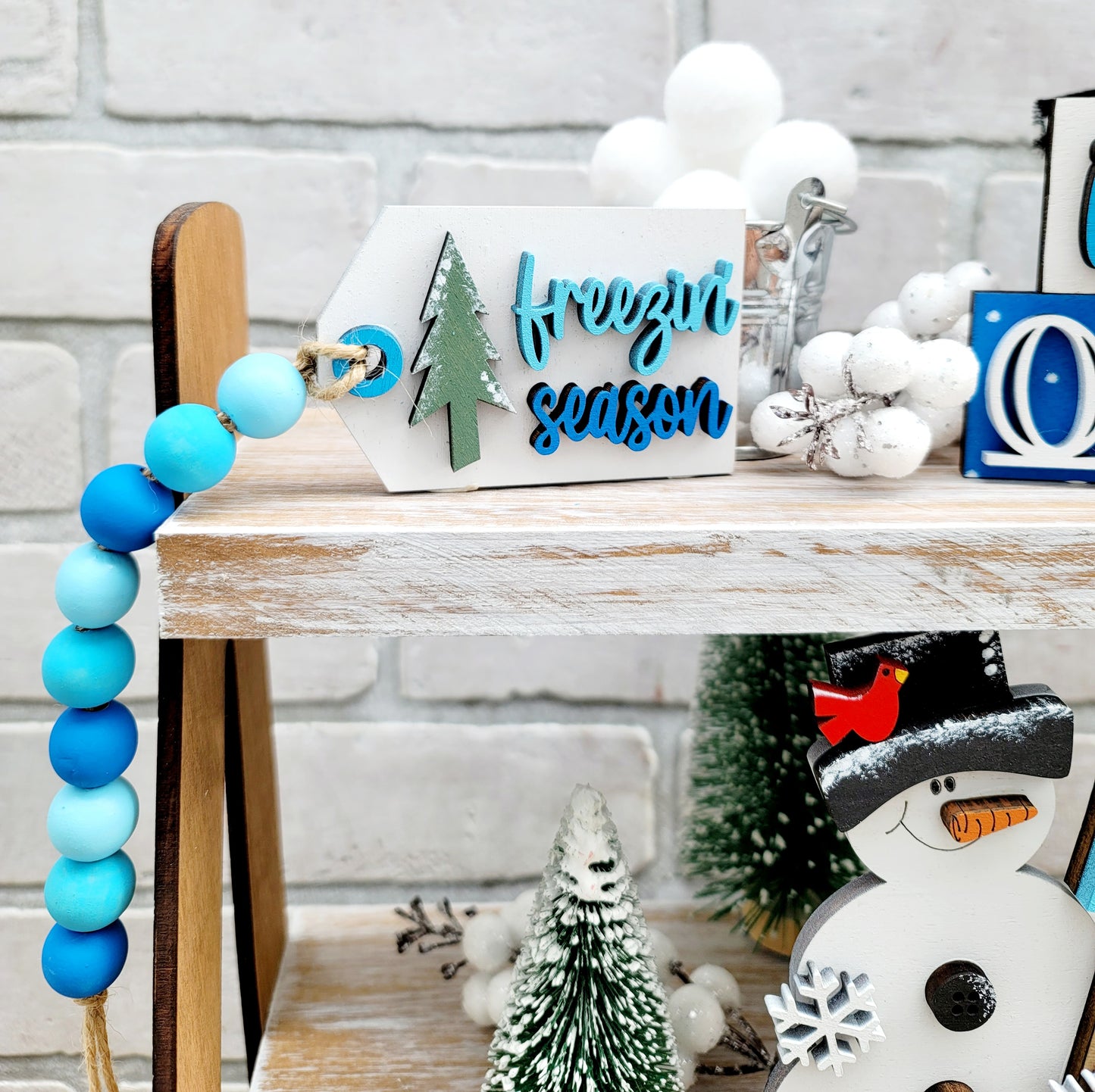 Snowman/Snow Days Tiered Tray Set