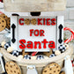 Santas Cookies Tiered Tray Set