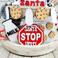 Santas Cookies Tiered Tray Set