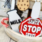 Santas Cookies Tiered Tray Set