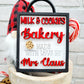 Santas Cookies Tiered Tray Set