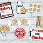 Santas Cookies Tiered Tray Set