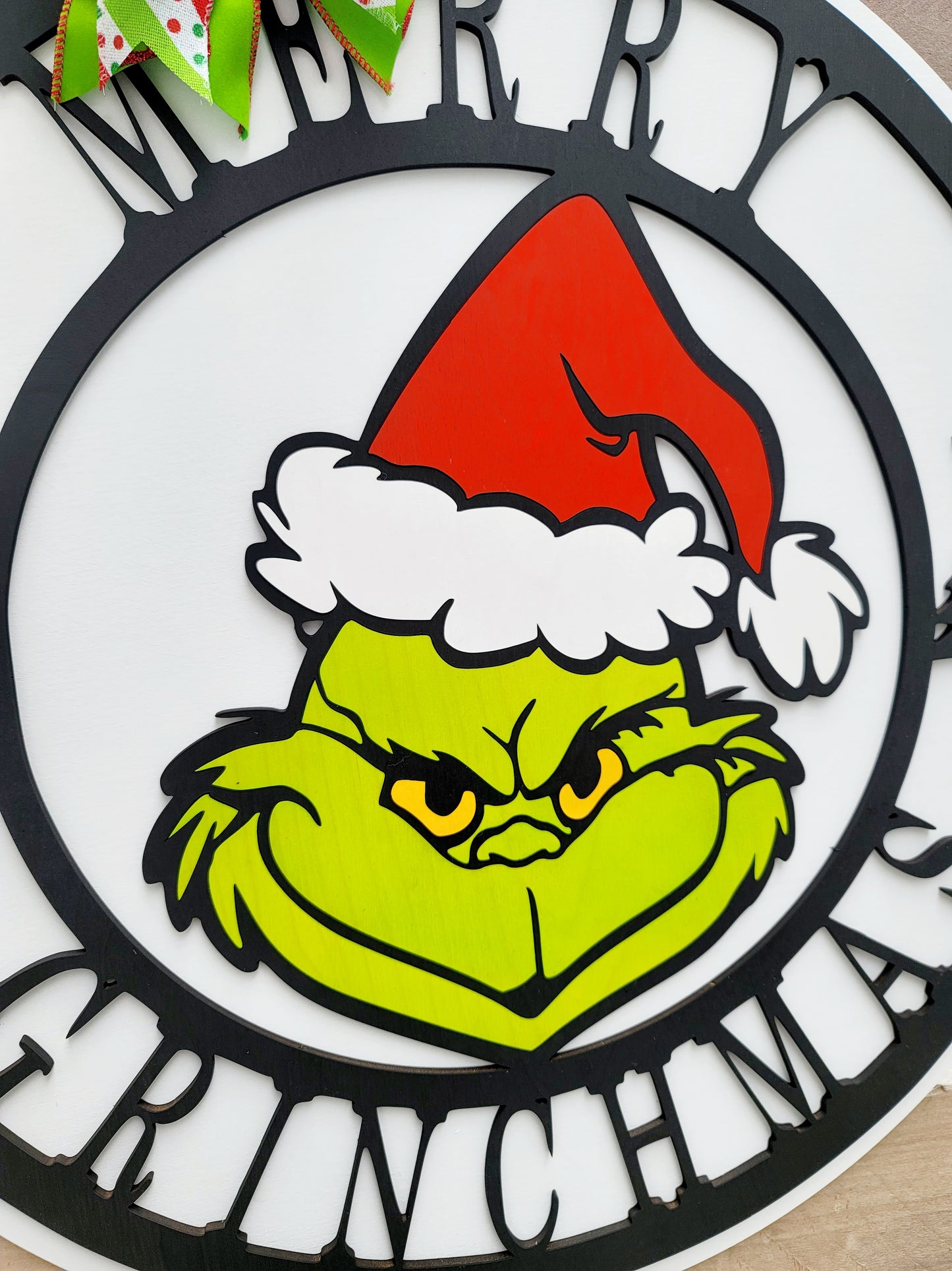 Merry Grinchmas Door Hanger