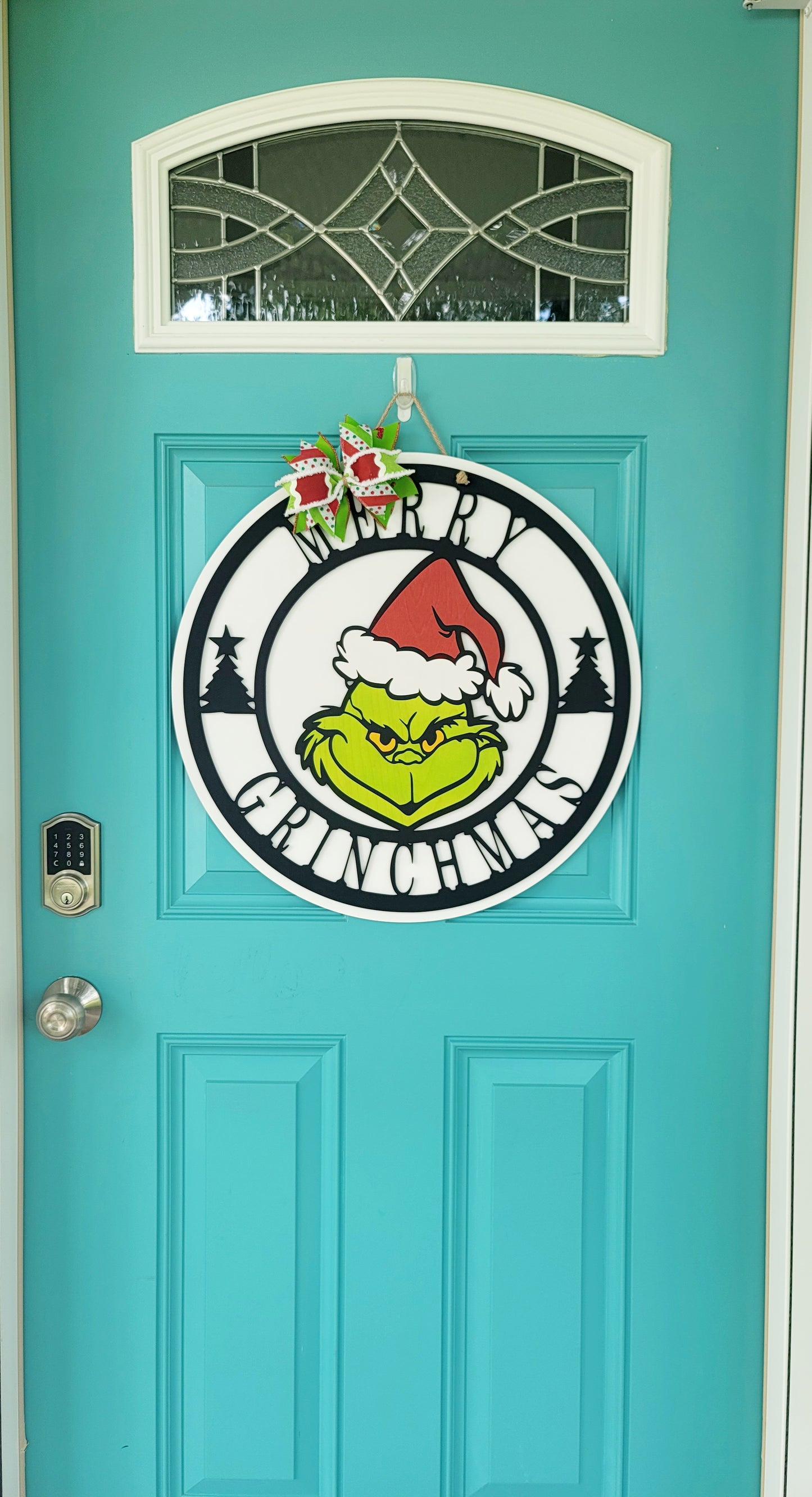 Merry Grinchmas Door Hanger