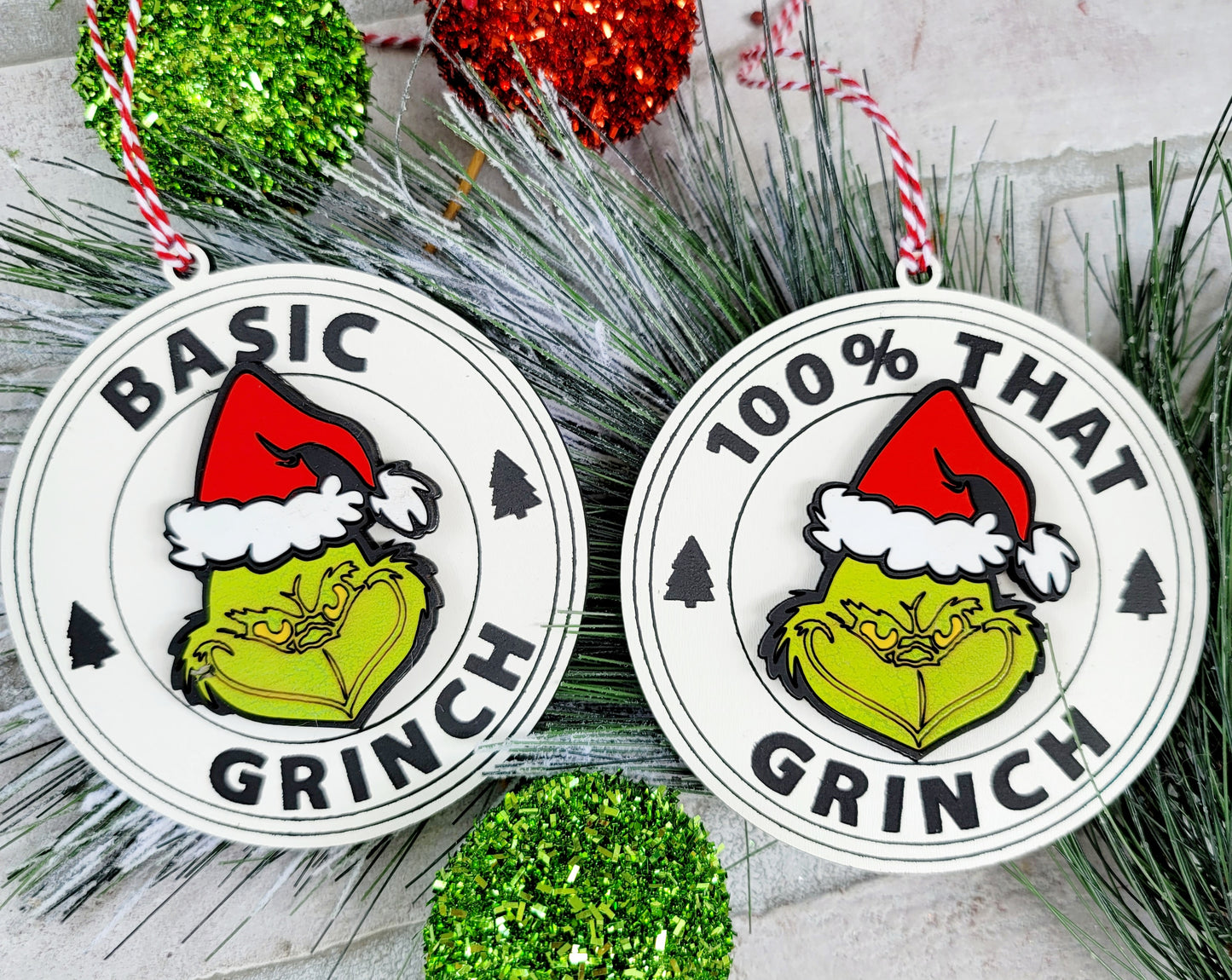 Funny Grinch Ornaments