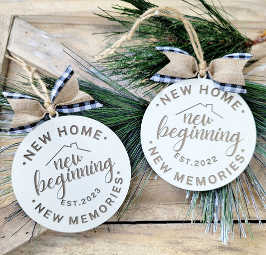 New Home New Beginnings Ornament