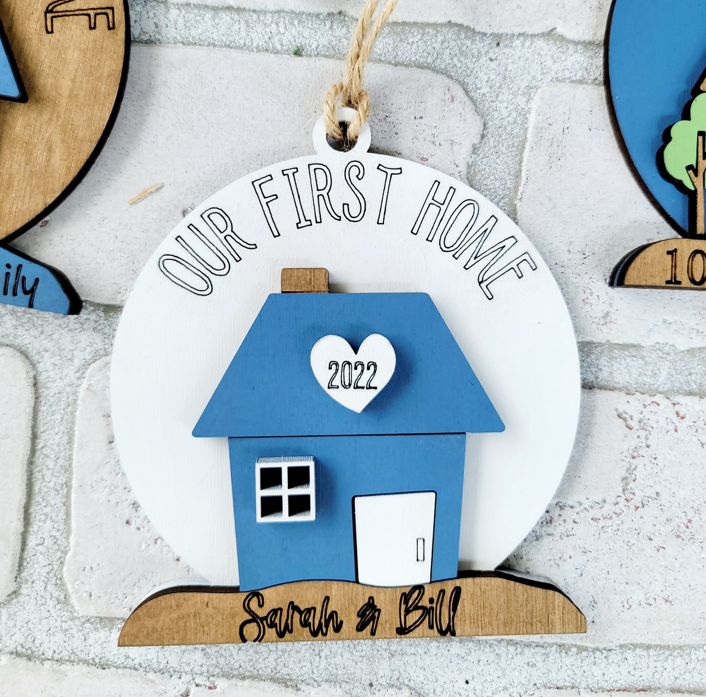 First Home, Our Home Or Home Sweet Home Ornament