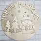 Happy Holidays Gnome Door Hanger