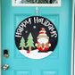 Happy Holidays Gnome Door Hanger