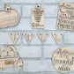 October Harvest Tiered Tray Set