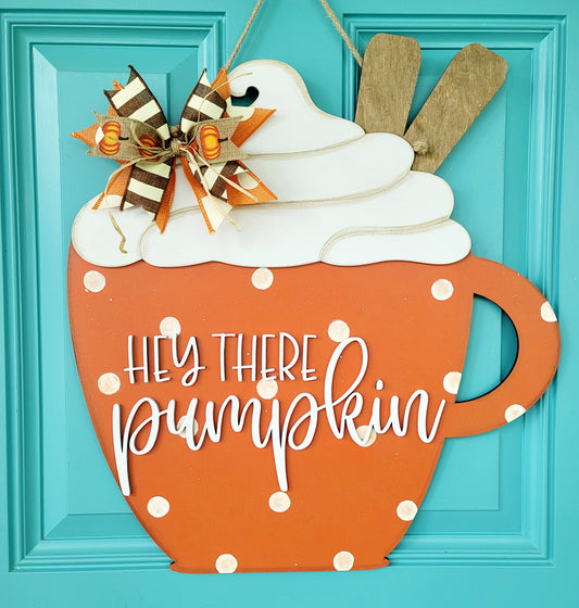 Pumpkin Spice Door Hanger