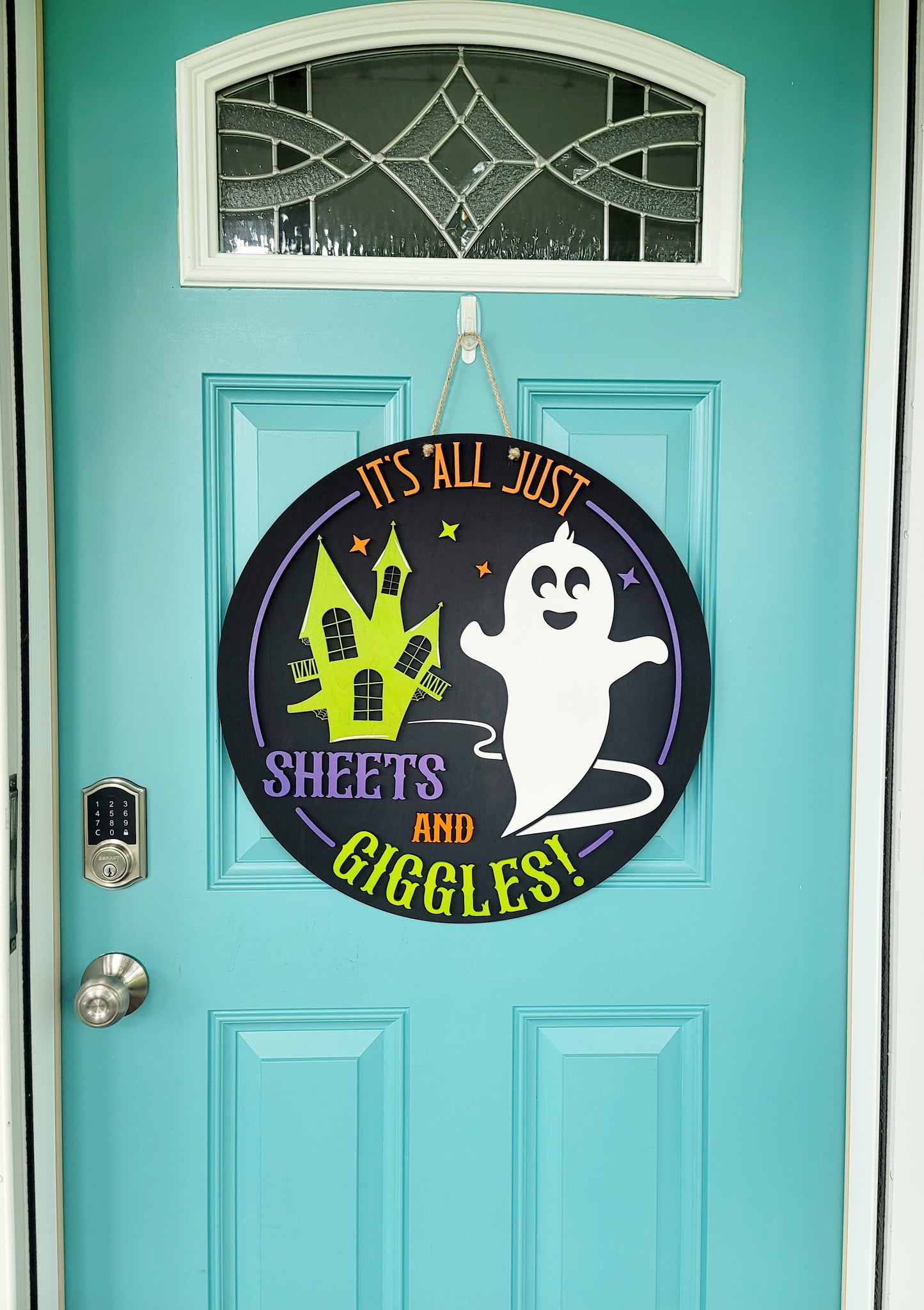 Sheets & Giggles Door Hanger