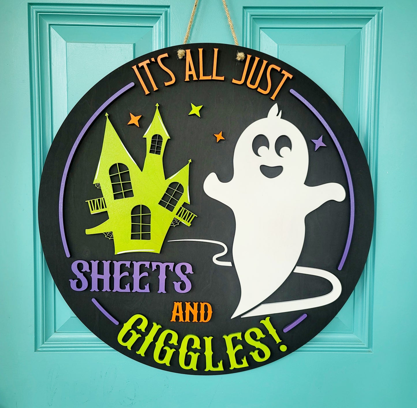 Sheets & Giggles Door Hanger