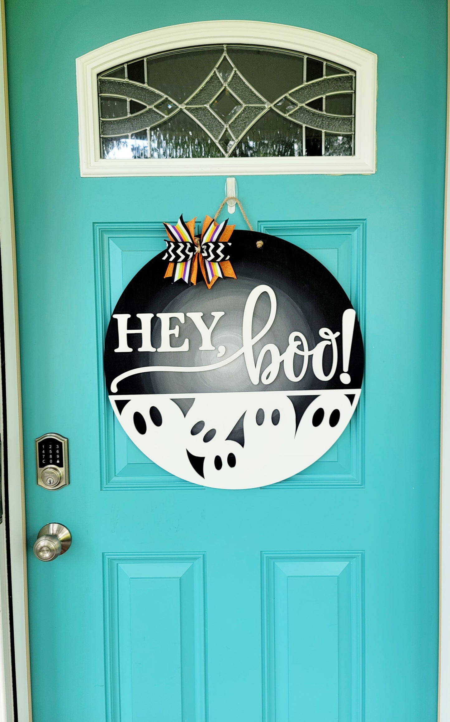 Hey Boo Ghost Door Hanger