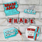 Shark Tiered Tray Set