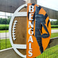 Football Player/Bengals Door Hanger