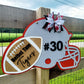 Football/Helmet Door Hanger