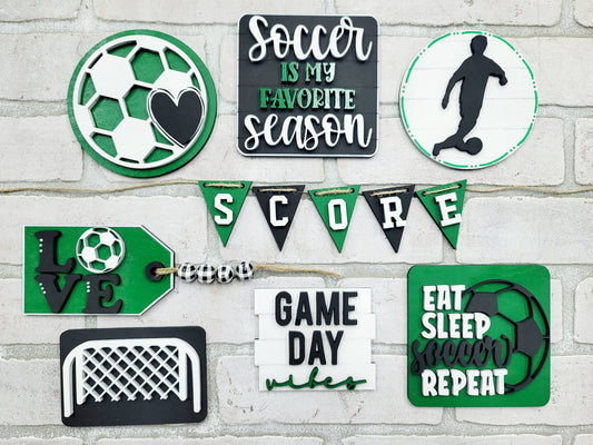 Soccer Tiered Tray Set