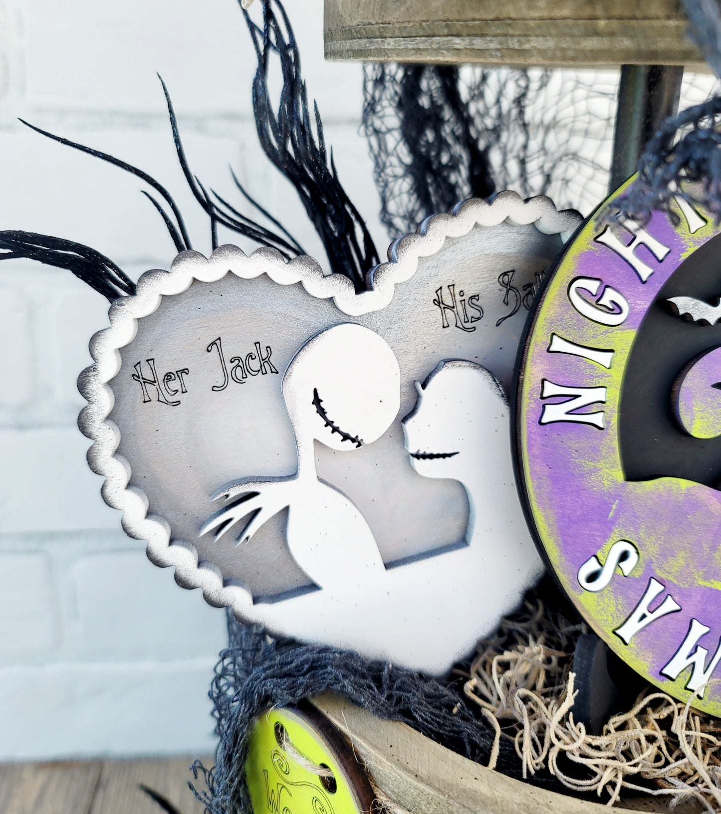 Nightmare Before Christmas Tiered Tray Set