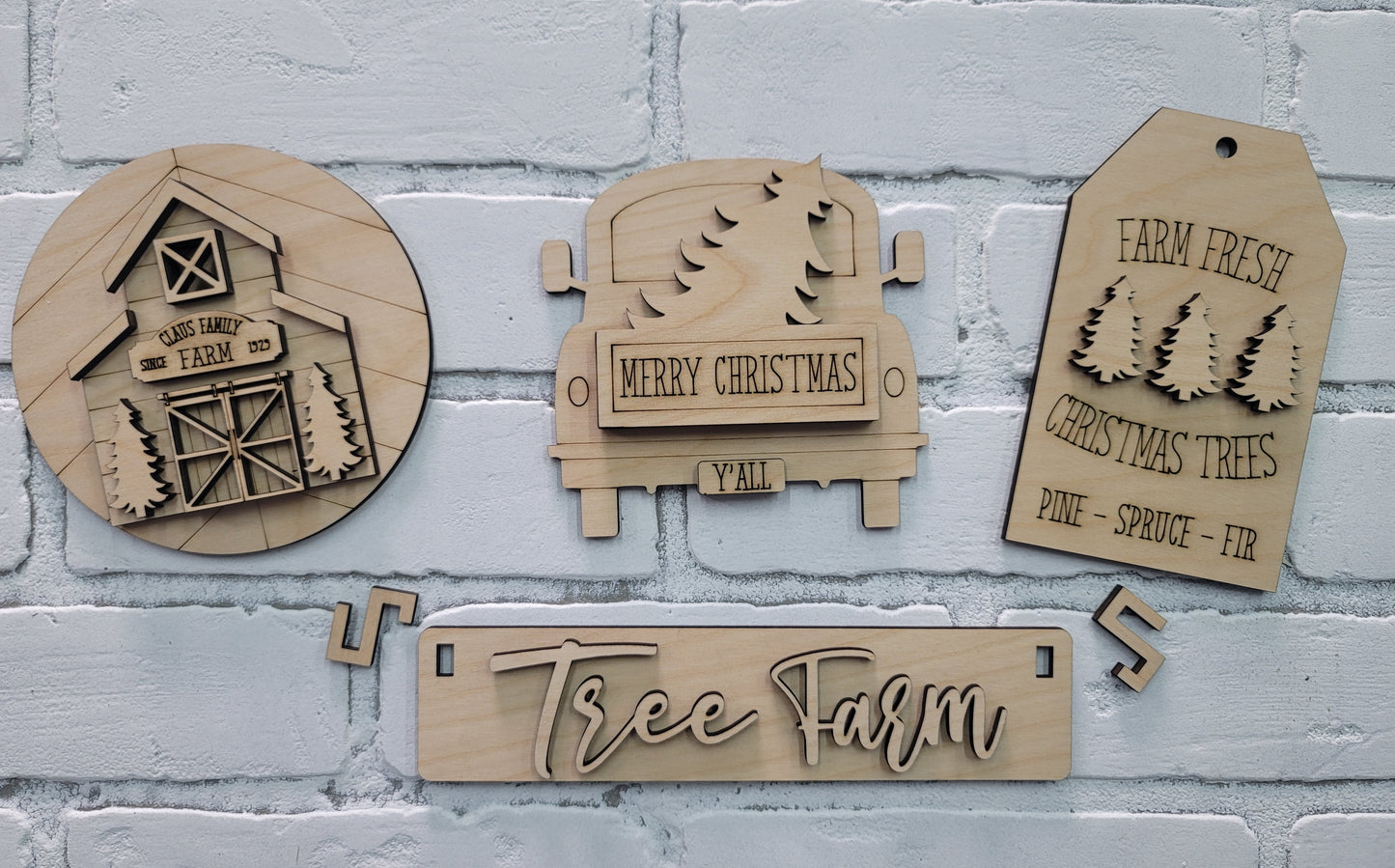 Christmas Tree Farm- Interchangeable Inserts