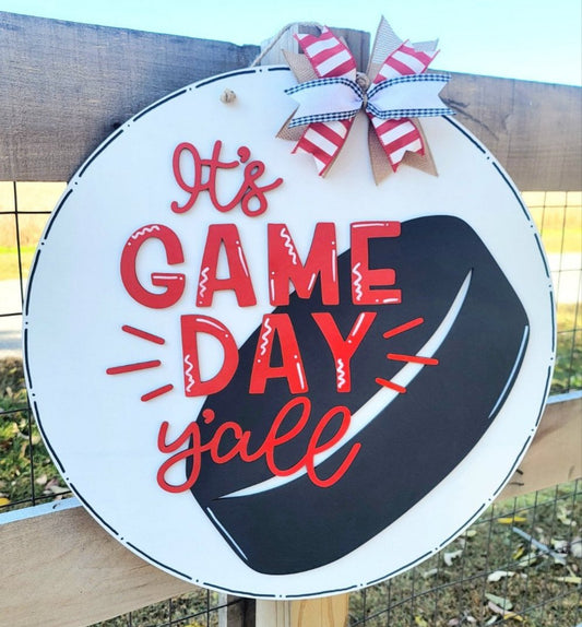 Hockey- It's Game Day Y'all Door Hanger-wholesale
