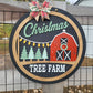 Christmas Tree Farm Door Hanger