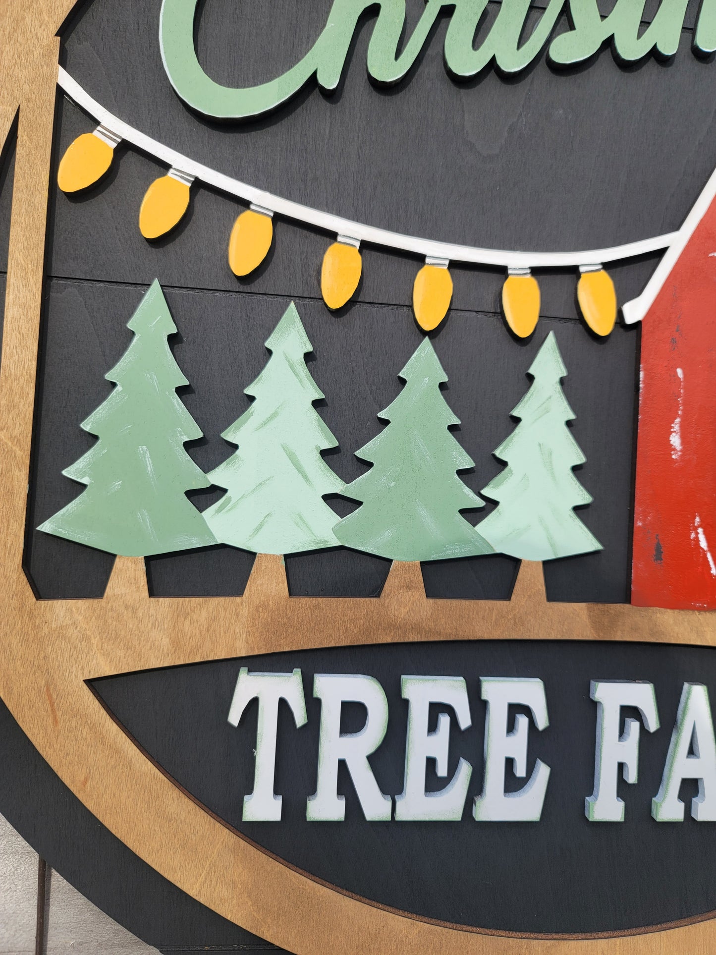 Christmas Tree Farm Door Hanger