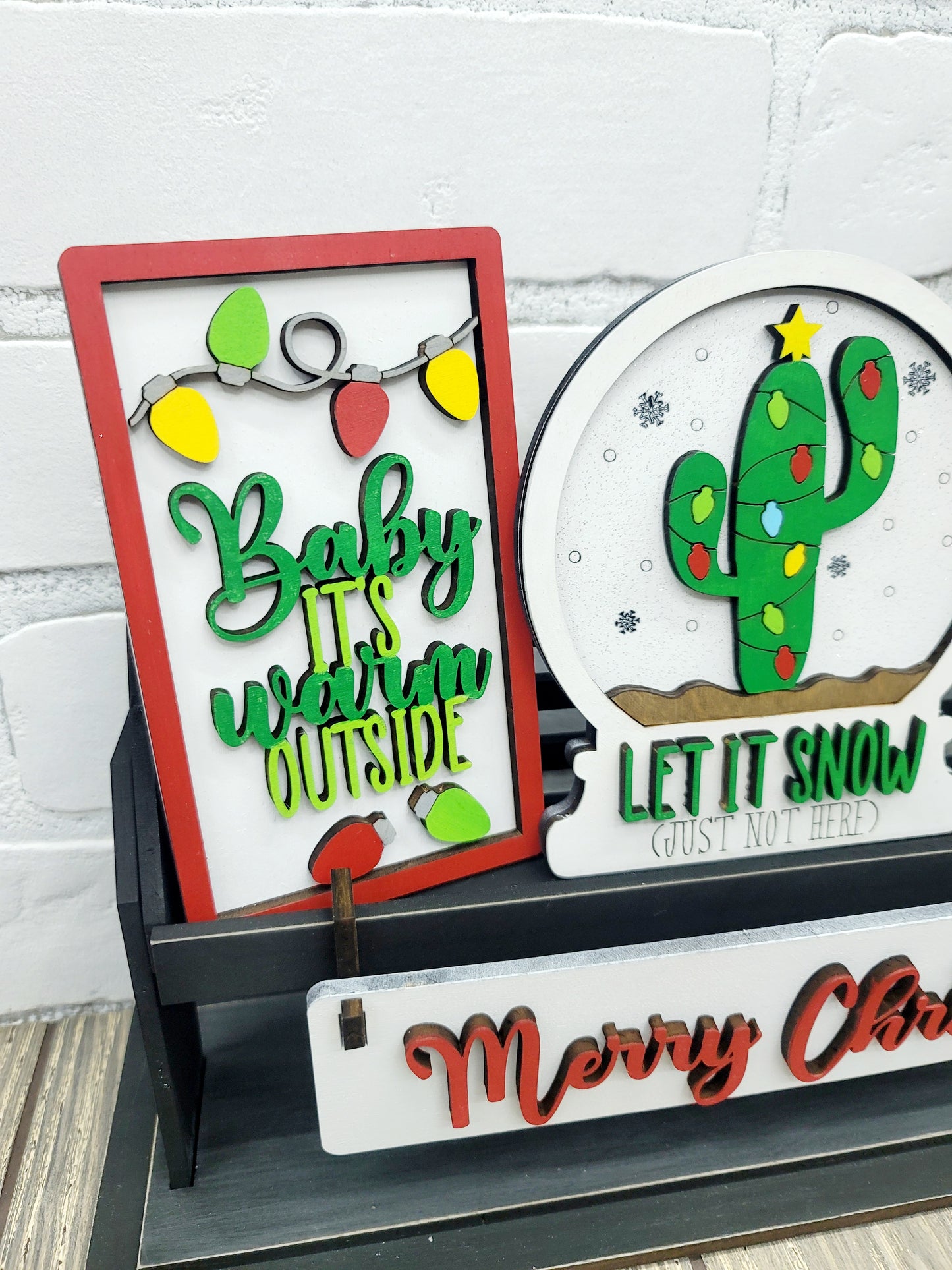 Christmas Cactus- Interchangeable Inserts