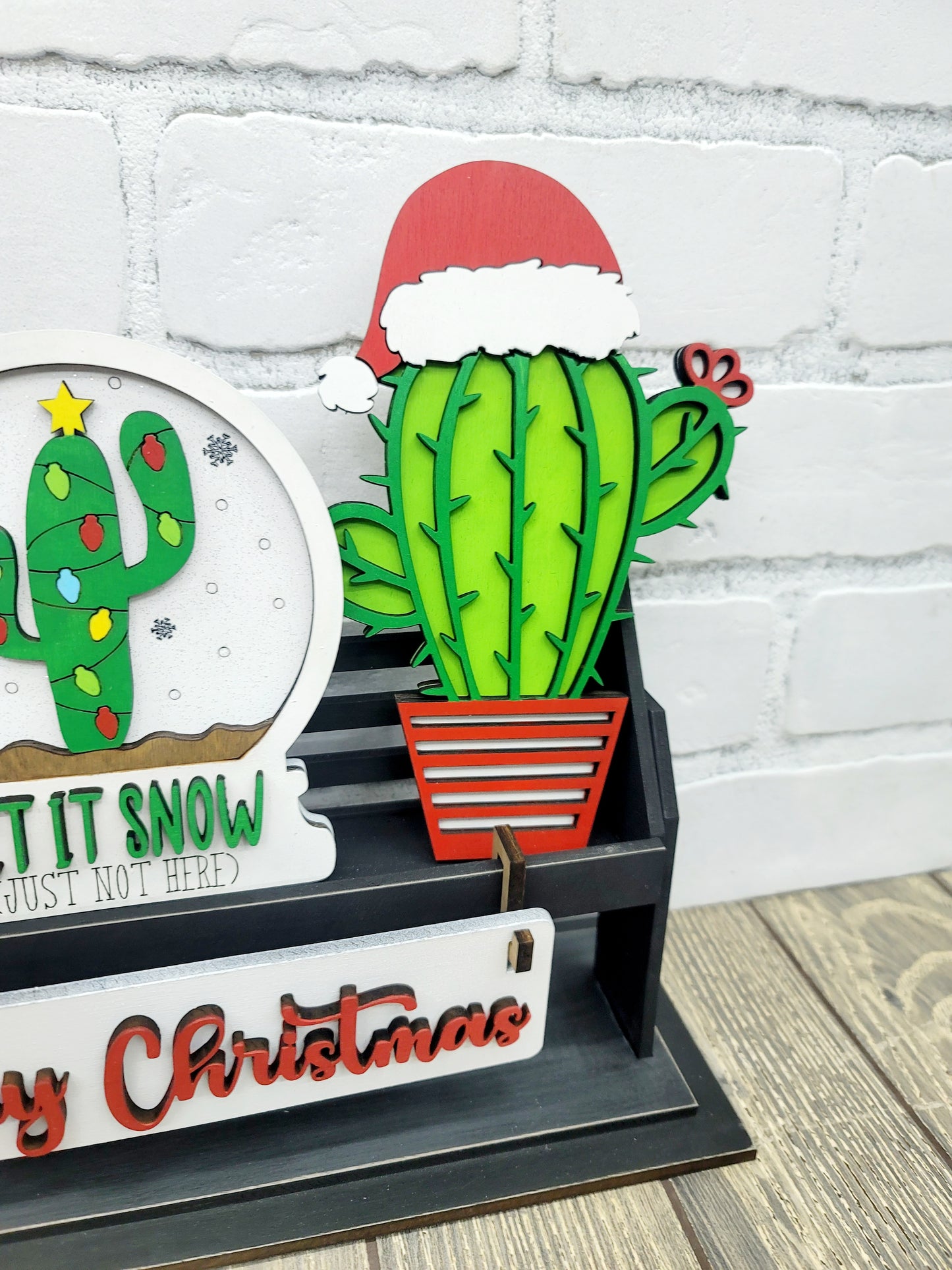 Christmas Cactus- Interchangeable Inserts