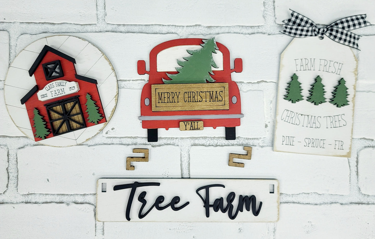 Christmas Tree Farm- Interchangeable Inserts