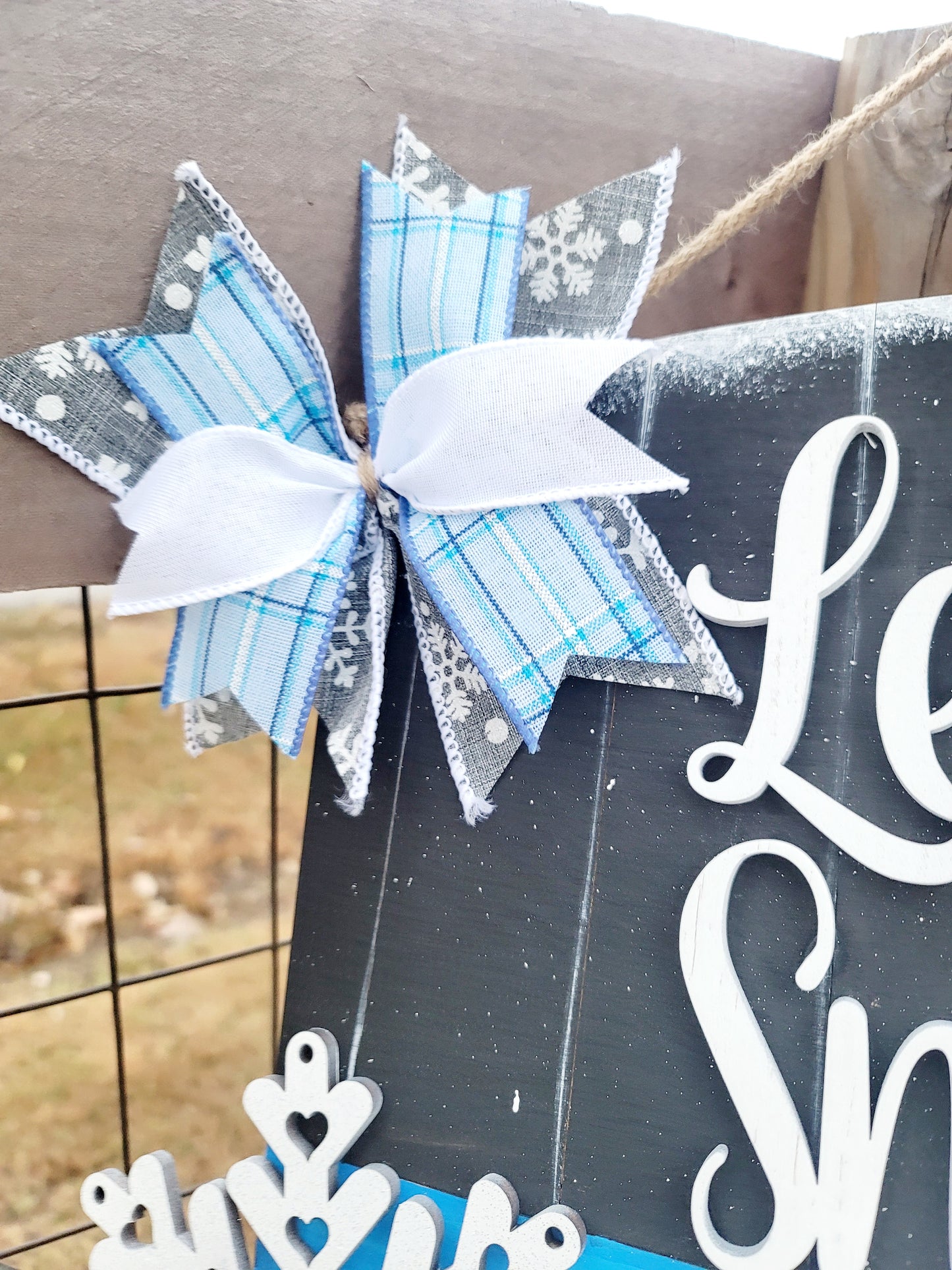 Snowman Head Door Hanger