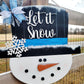 Snowman Head Door Hanger