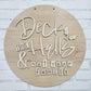 Deck the Halls Not Your Family Door Hanger